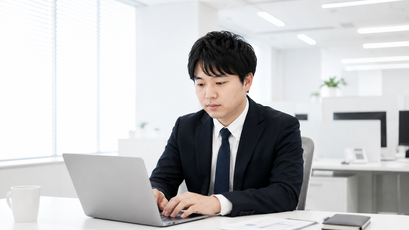 集中して業務に取り組むメンバー